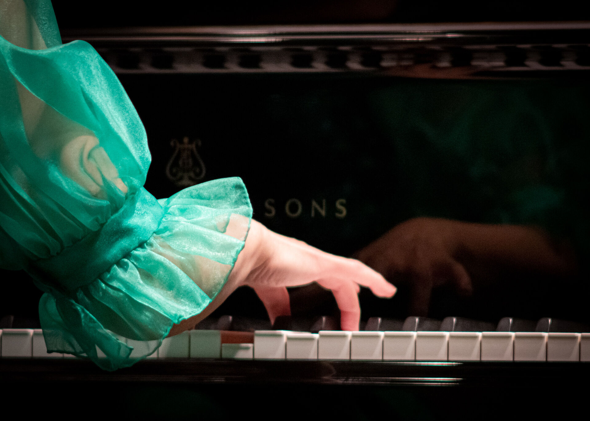 piano playing